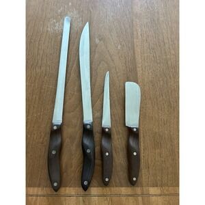 Vintage Cutco Knife Lot Of 4  #21, 1023, 24, 68 Carving Slicing Cheese Spreader